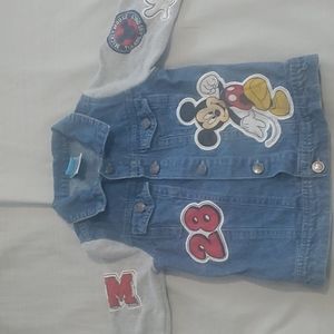 Disney Mickey denim jacket. Excellent condition.